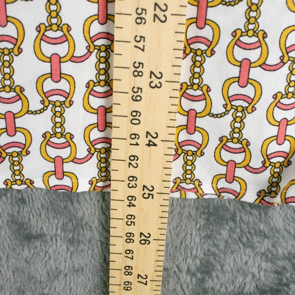 Talbots‎ Womens 16P Button Down Shirt Blouse Equestrain Horse Bit Preppy Western - Picture 6 of 10